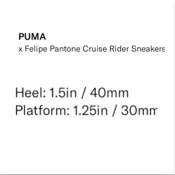 ❤️PUMA x Felipe Pantone Cruise Rider Sneakers 7.5 - Picture 6 of 14